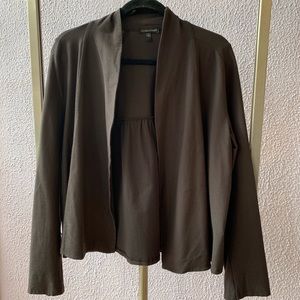 Eileen Fisher open jacket size L